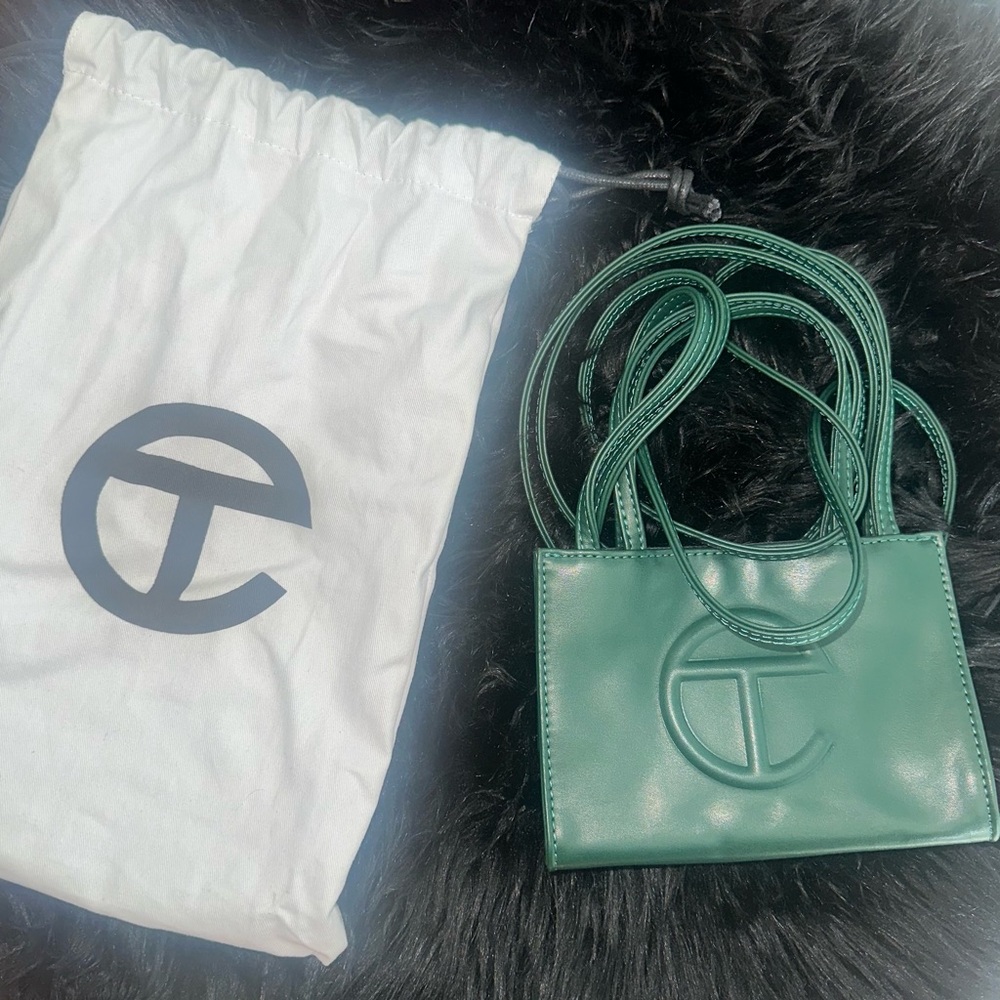 Telfar Small Shopping Bag (Dark Olive) - Picture 2 of 5